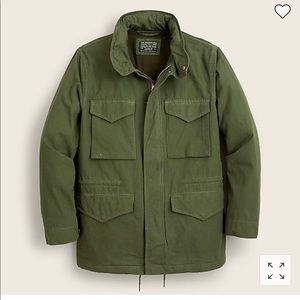 J. CREW Garment Dyed M65 jacket Brand New!